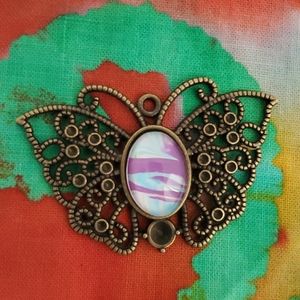 Handmade Butterfly Pendant Necklace